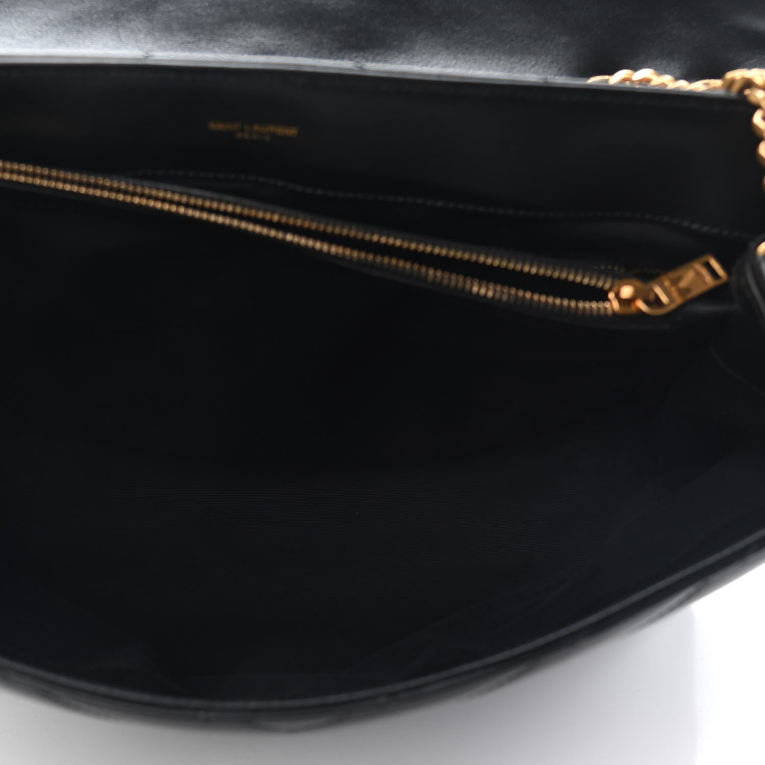Saint Laurent Calfskin Y Quilted Monogram Large Loulou Chain Satchel Black 5 of 8