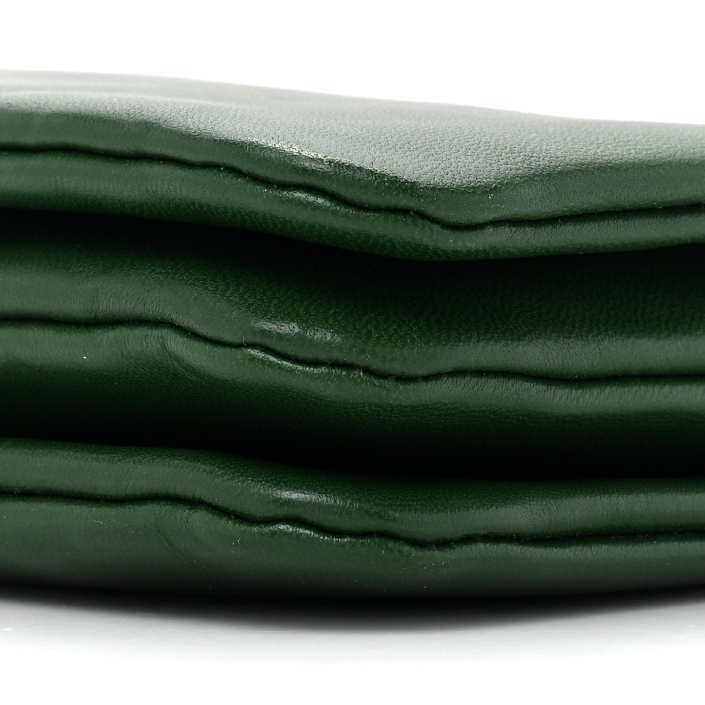 Lambskin Large Trio Crossbody Bag Malachite