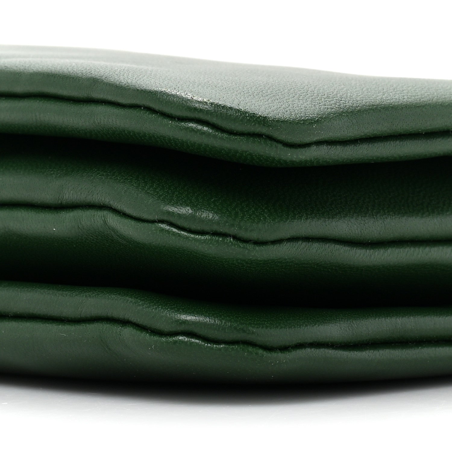 Celine Lambskin Large Trio Crossbody Bag Malachite 10 of 12