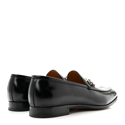 Gucci Betis Glamour Calfskin Mens Jordaan Loafers 10.5 Black 4 of 9