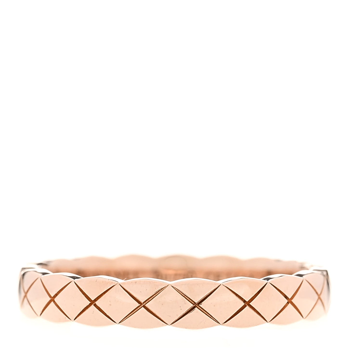 18K Beige Gold Mini Coco Crush Ring 55 7.25