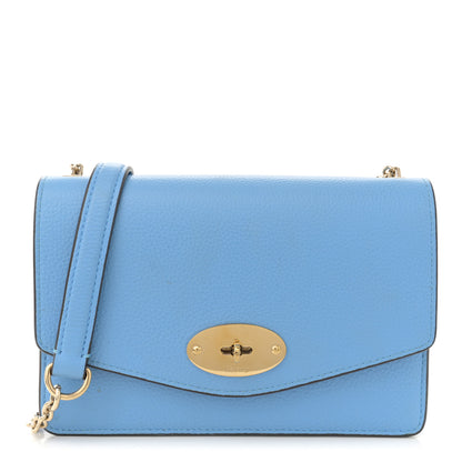 Mulberry Small Classic Grain Calfskin Small Darley Cornflower Blue 1 of 12
