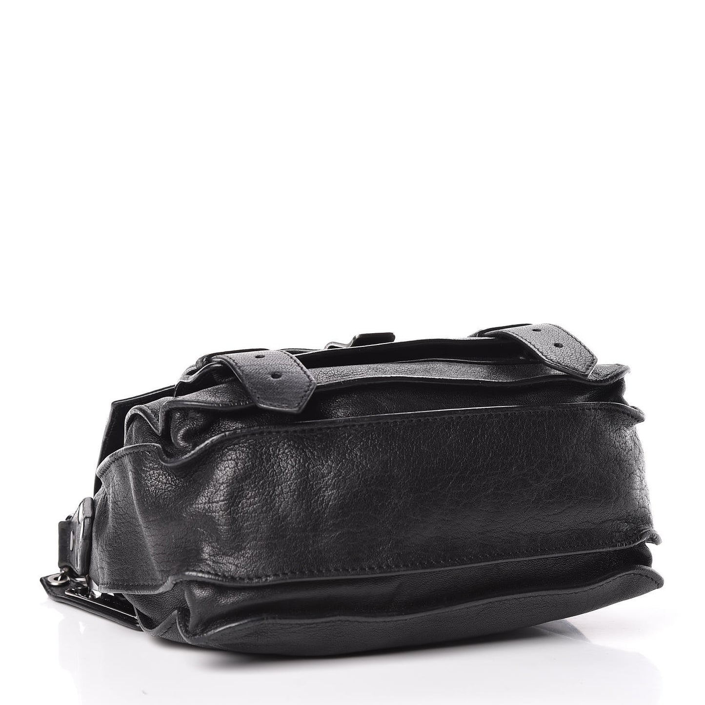 Lambskin PS1 Mini Pouch Messenger Black