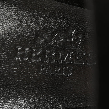 Hermes Velvet Jazz 90 Sandals 36.5 Black 7 of 10