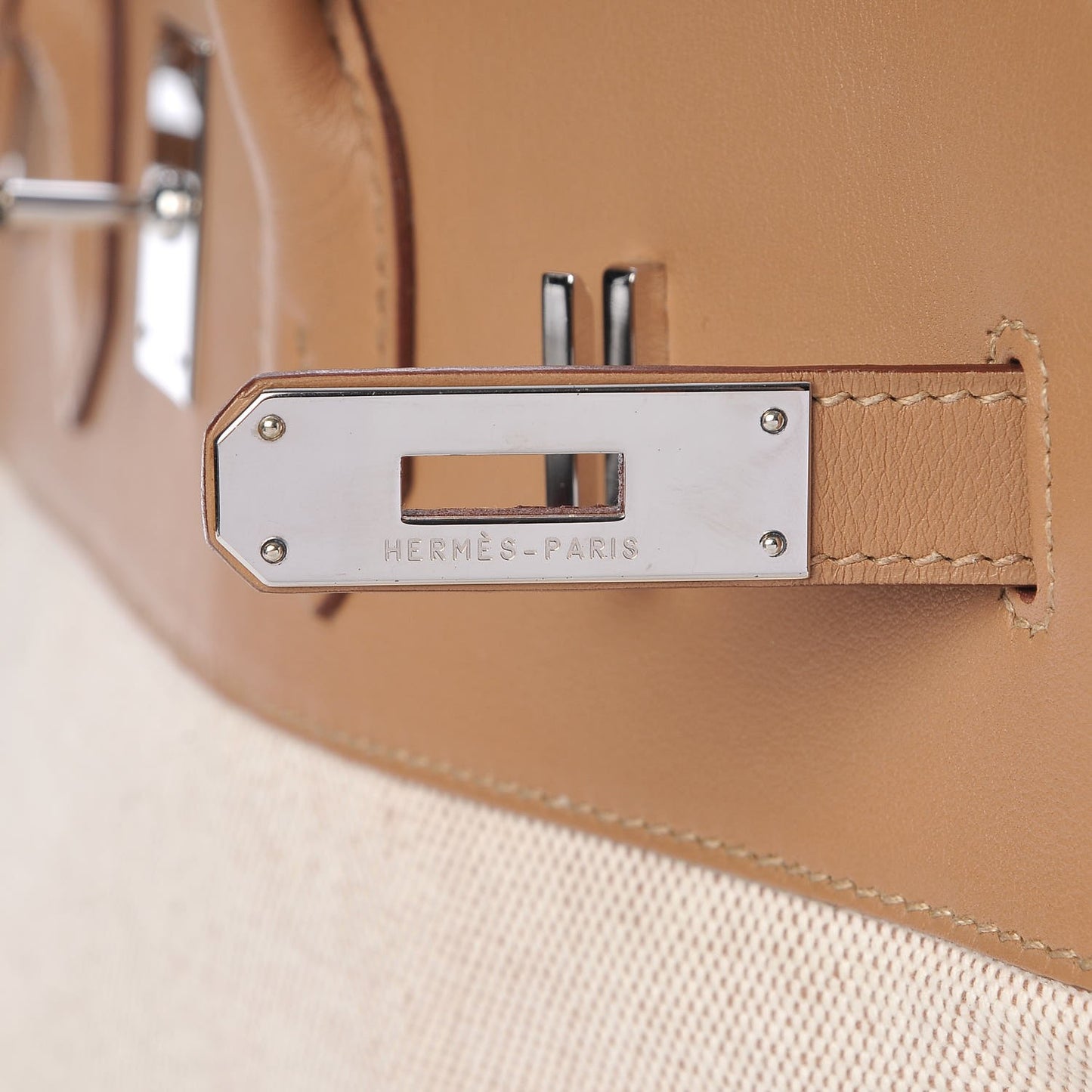 Swift Toile Birkin 35 Biscuit