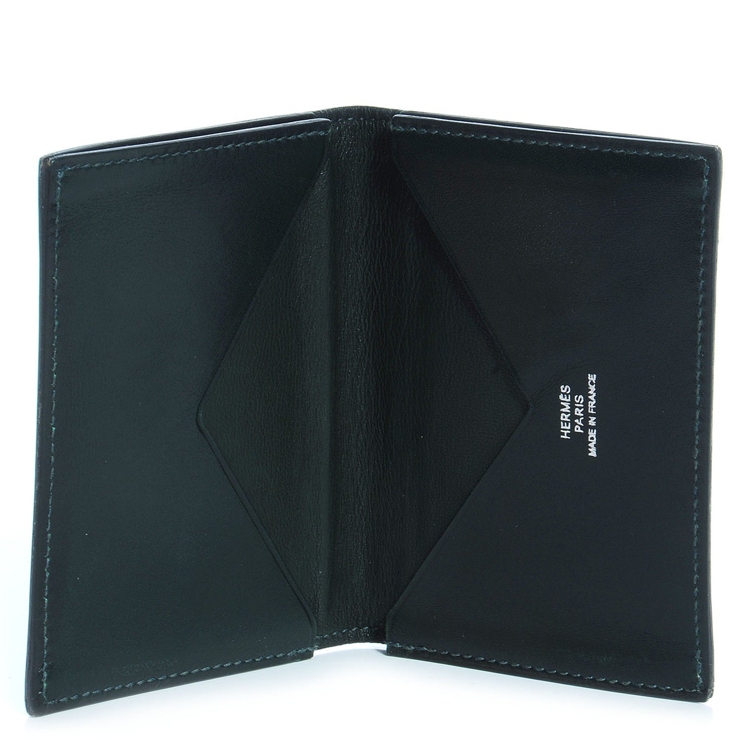 Box Porte-Cartes Card Holder Vert Fonce