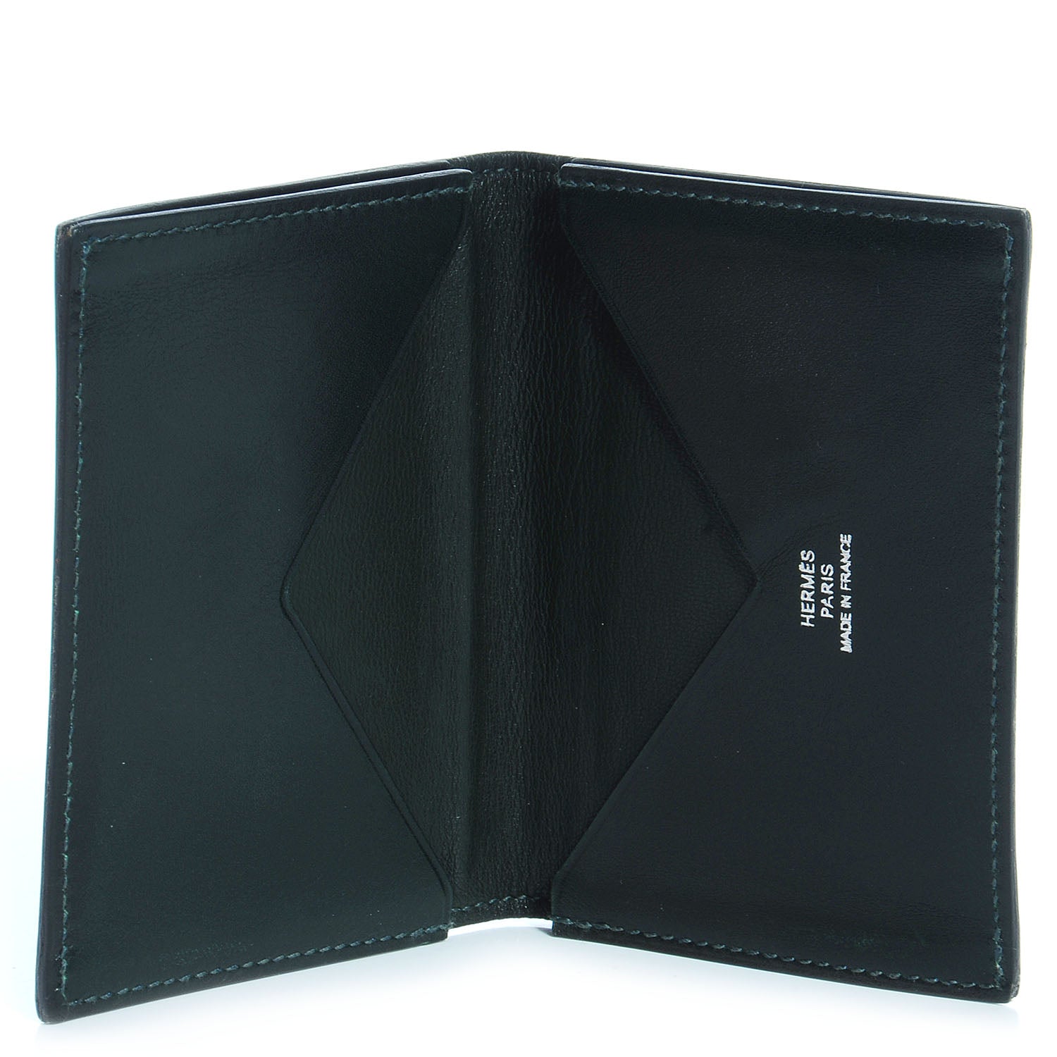 Hermes Box Porte-Cartes Card Holder Vert Fonce 6 of 8