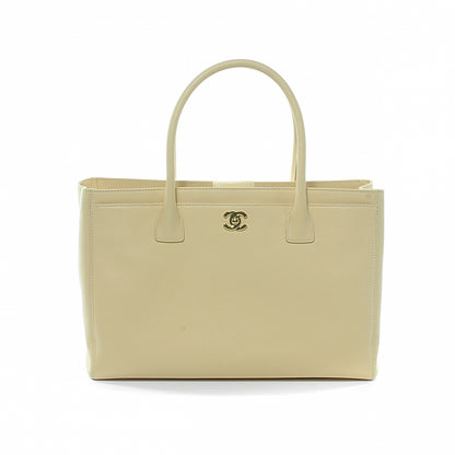 Chanel Calfskin Cerf Executive Shopper Tote Beige Clair 1 of 9