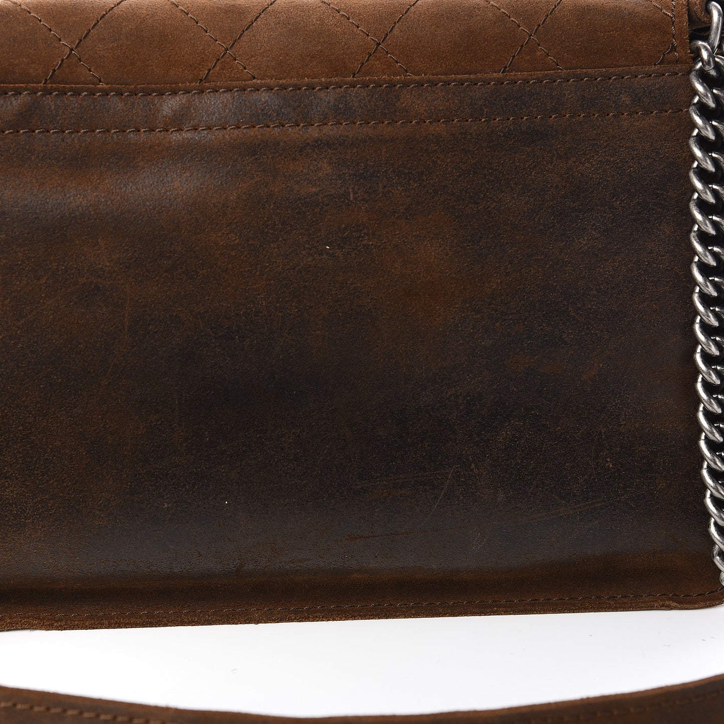Nubuck Stitched Highlander Messenger Brown