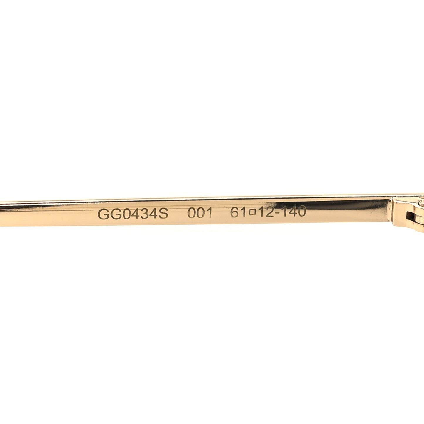Acetate Oversize Square Frame GG0434S Sunglasses Black