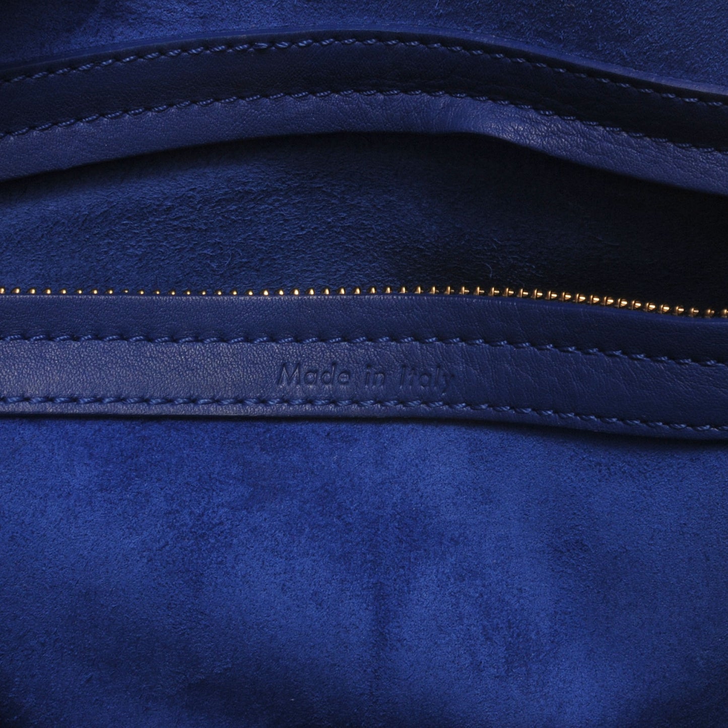 Smooth Calfskin Medium Phantom Luggage Royal Blue
