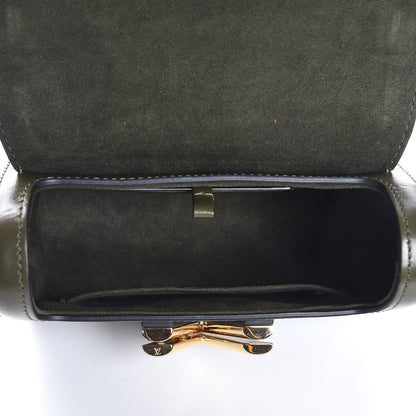 Louis Vuitton Calfskin Embroidered Twist Shoulder Bag PM Green Gold 6 of 12
