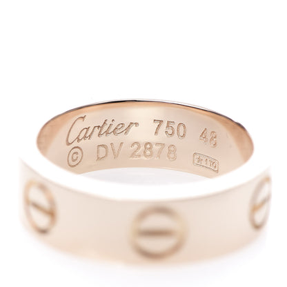 Cartier 18K Pink Gold 5.5mm LOVE Ring 48 4.5 4 of 4