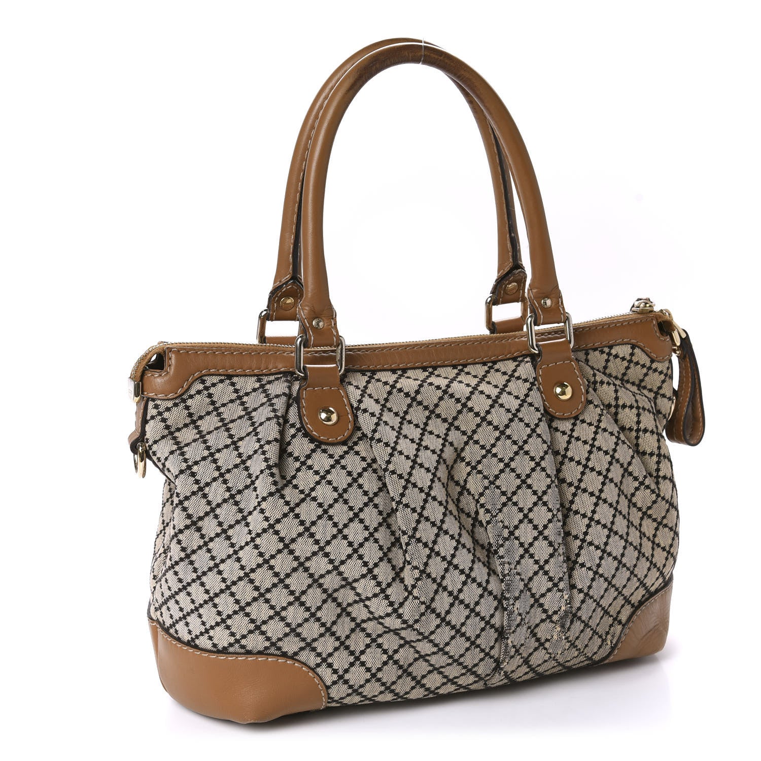 Gucci Diamante Medium Sukey Top Handle Bag Beige Brown 3 of 19
