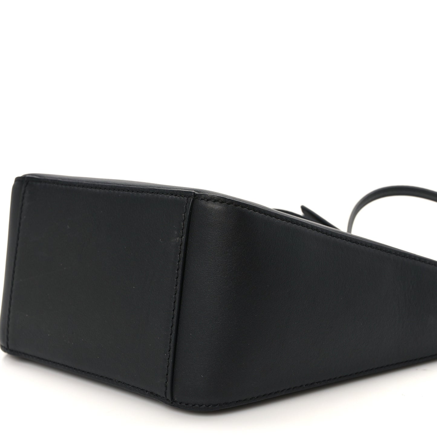 Calfskin Mini Hammock Hobo Black