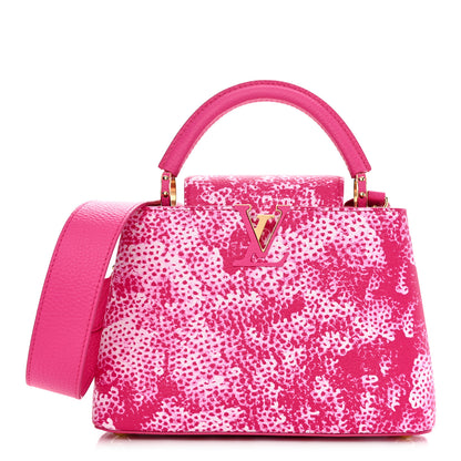 Louis Vuitton LV X YK Taurillon Infinity Net Capucines BB Fuchsia 1 of 10