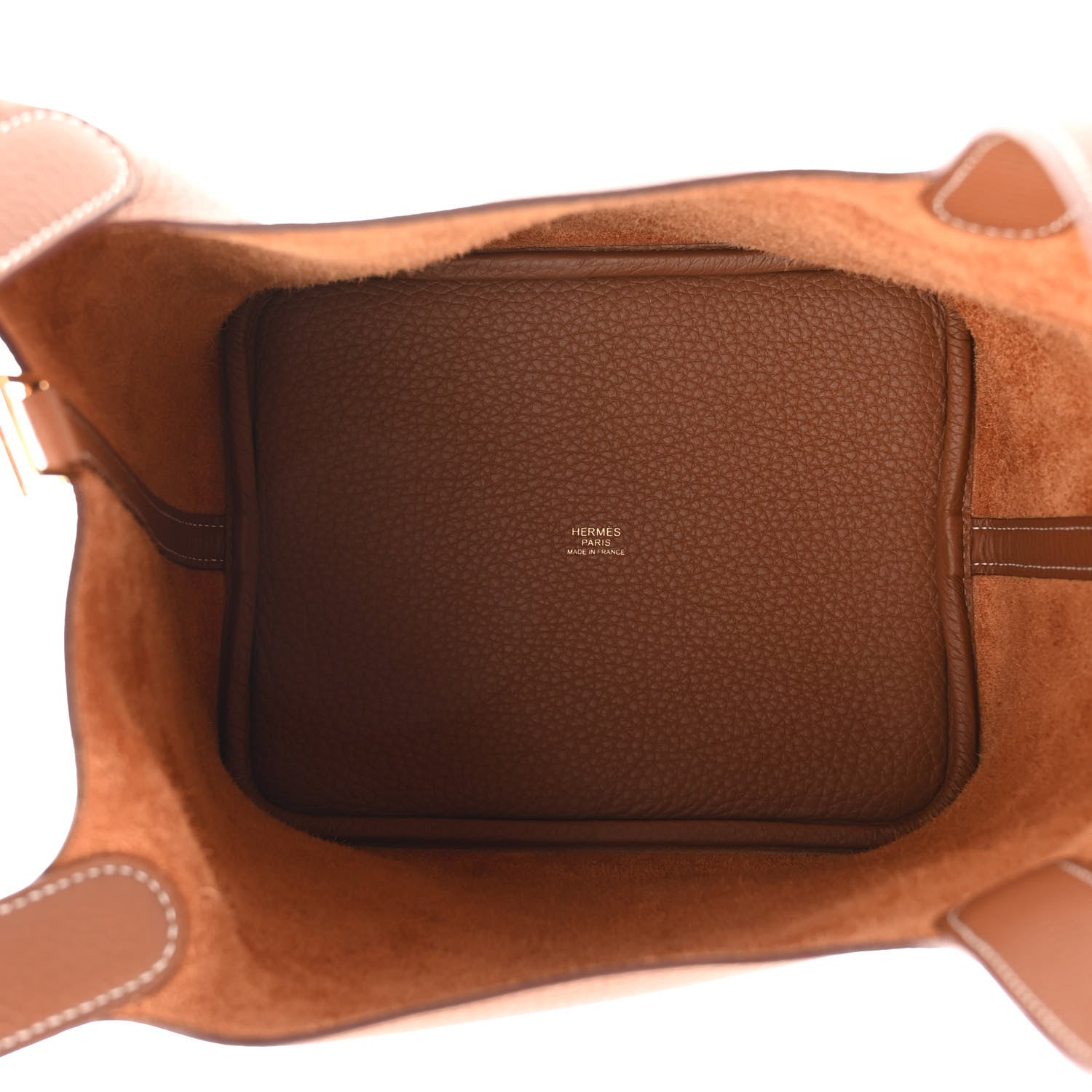 Hermes Taurillon Clemence Picotin Lock 22 MM Gold 5 of 9