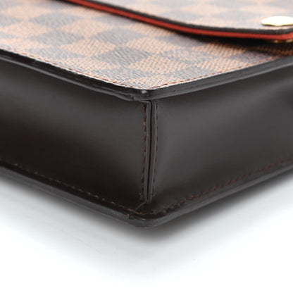 Louis Vuitton Damier Ebene Portobello Travel Shoulder Bag 9 of 9