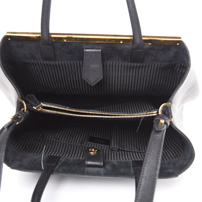 Fendi Vitello Elite Regular 2Jours Tote Black 4 of 12