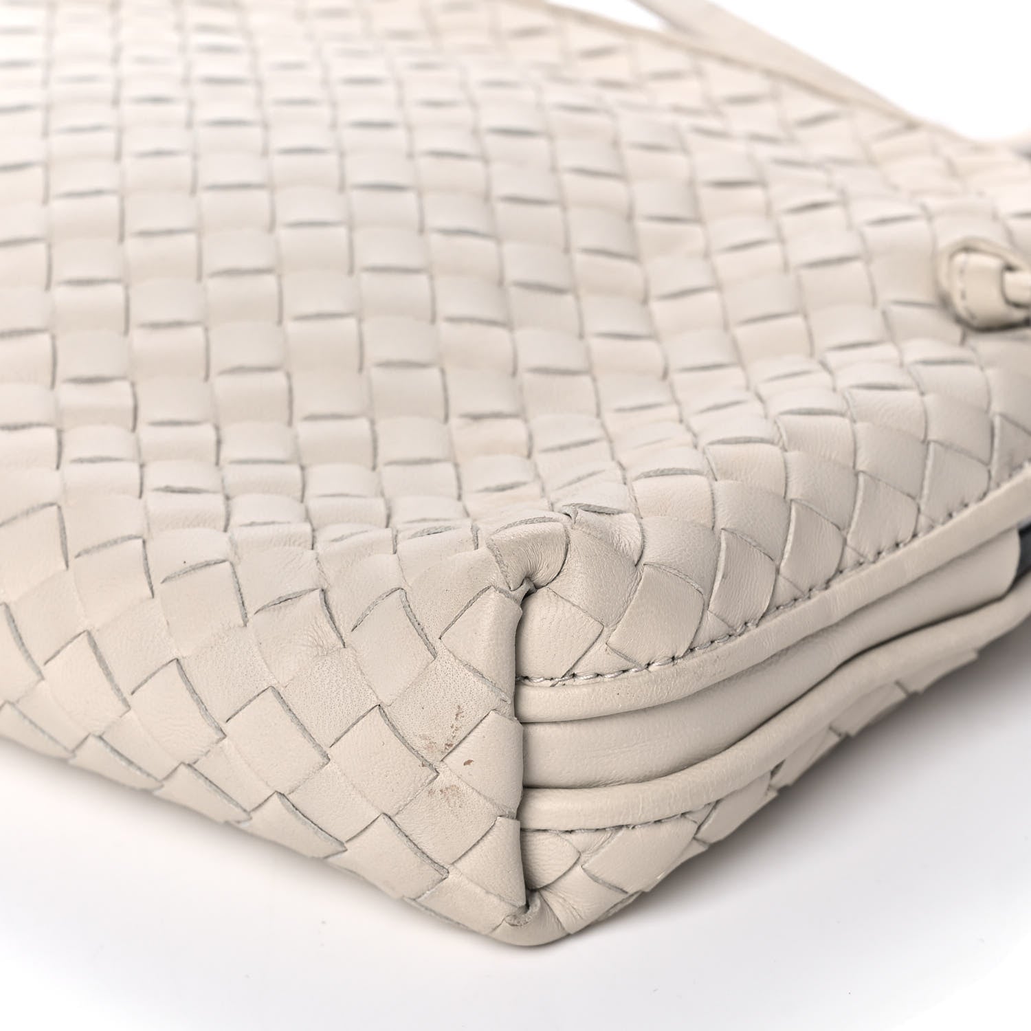 Bottega Veneta Nappa Intrecciato Pillow Crossbody Messenger White 7 of 8