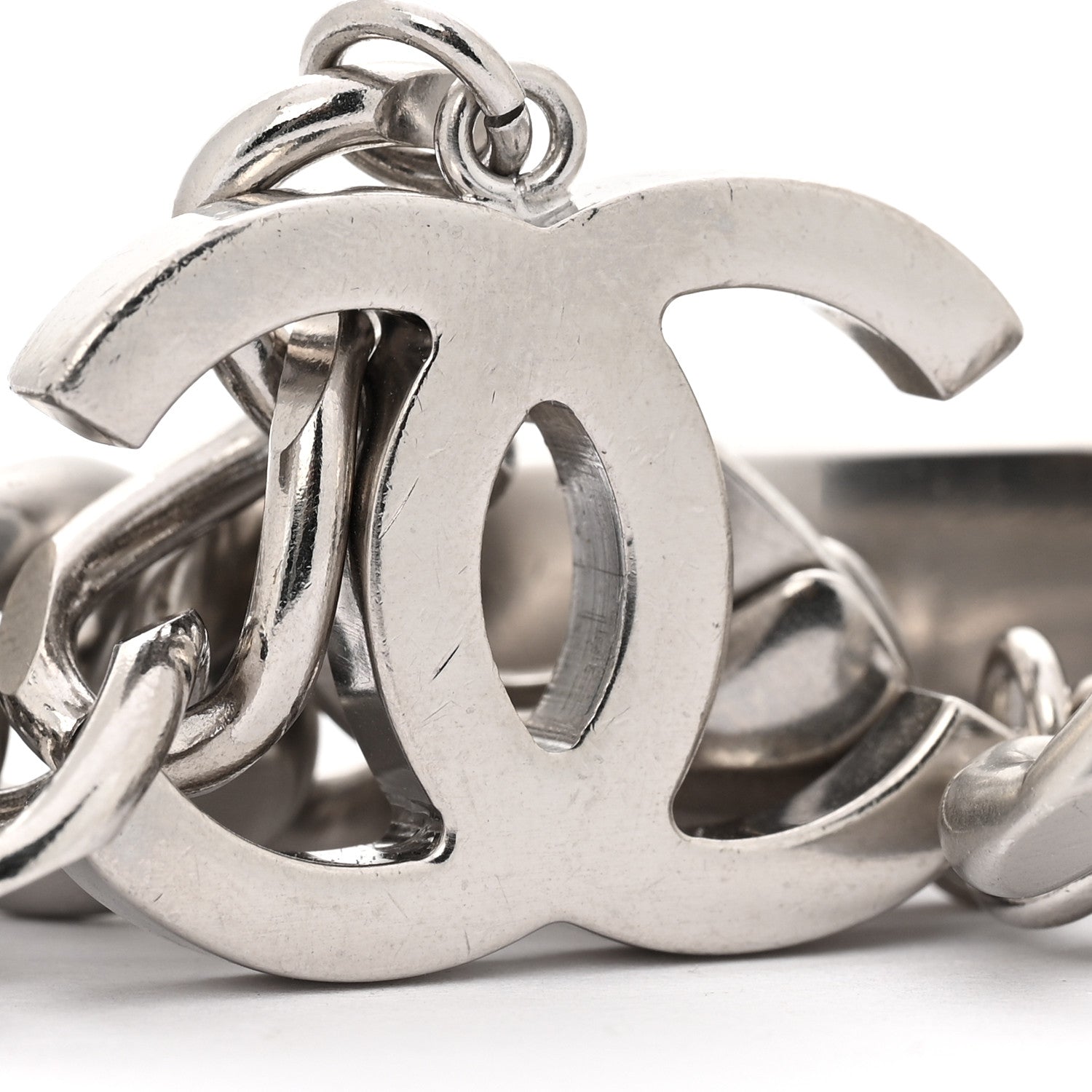 Chanel Chain ID CC Bracelet Silver 1790840 – FASHIONPHILE
