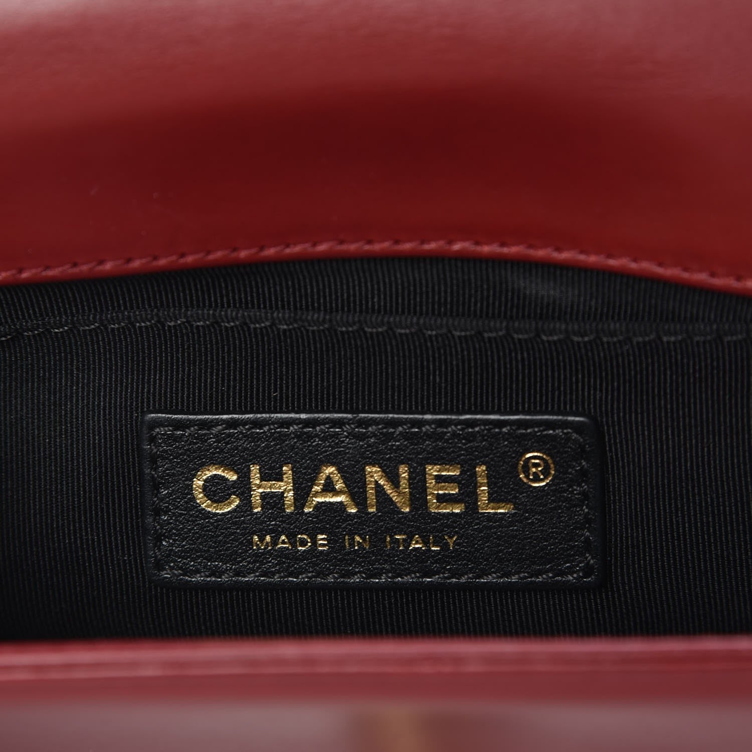 Chanel Glazed Calfskin Small Boy Flap Red 6 of 8