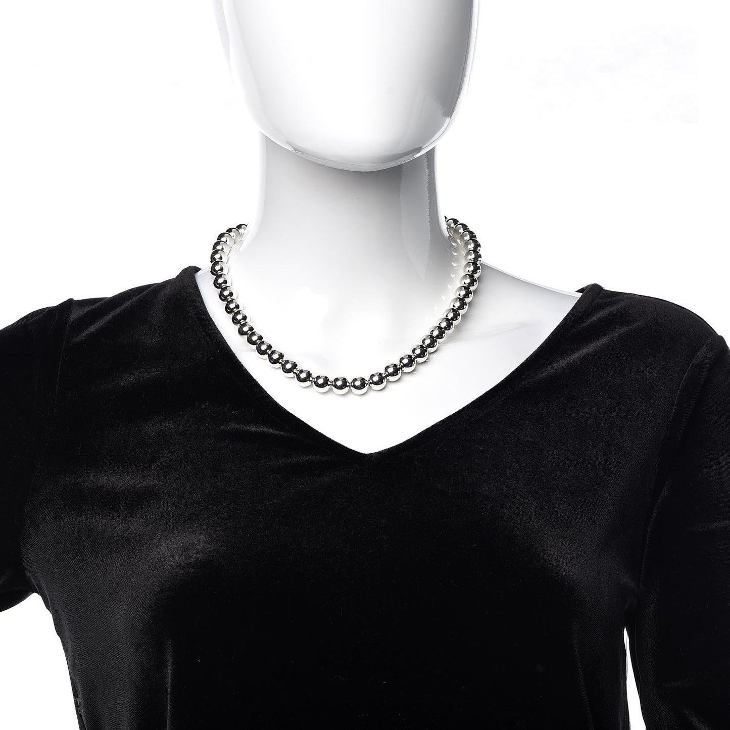 Sterling Silver 10mm HardWear Ball Necklace