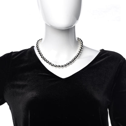 Tiffany Sterling Silver 10mm HardWear Ball Necklace 2 of 6