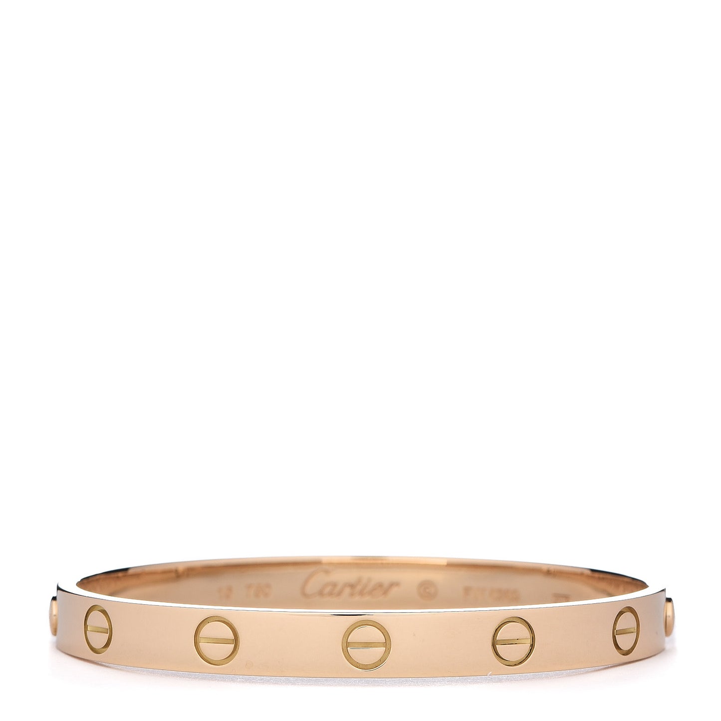 18K Yellow Gold LOVE Bracelet 16