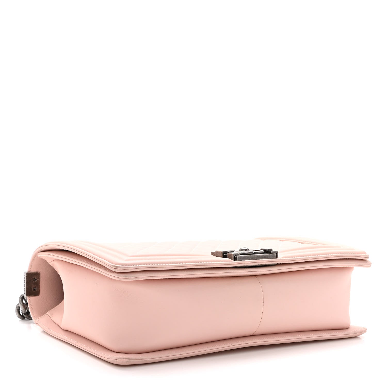 Chanel Calfskin Quilted New Medium Boy Flap Light Pink 4 of 12
