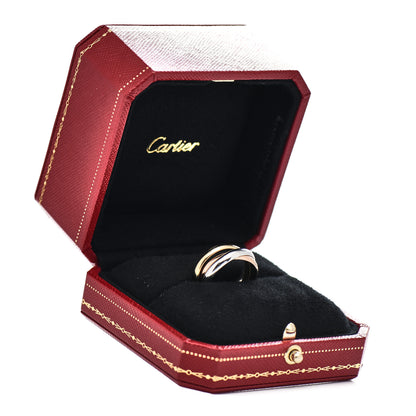 Cartier 18K Pink Yellow White Gold Classic Trinity Ring 54 6.75 5 of 5