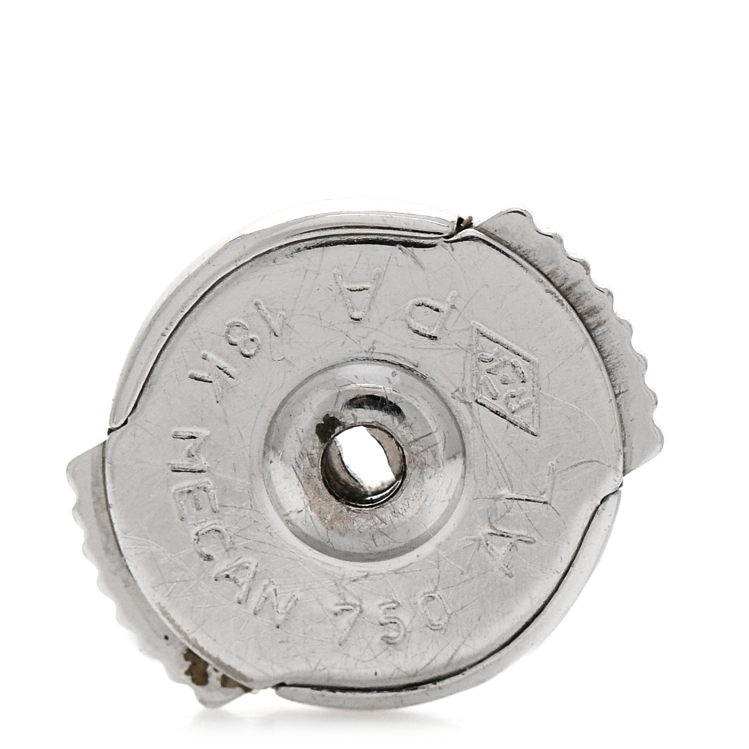 Chopard 18K White Gold Happy Diamonds Icons Heart Earrings 4 of 7