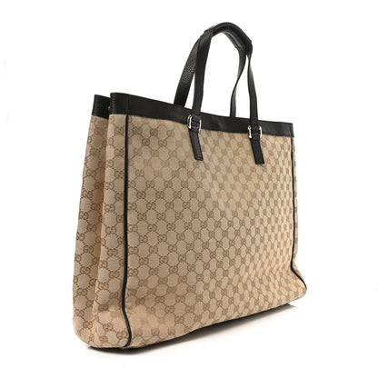 Gucci GG Monogram Double Pocket Tote Brown 3 of 10