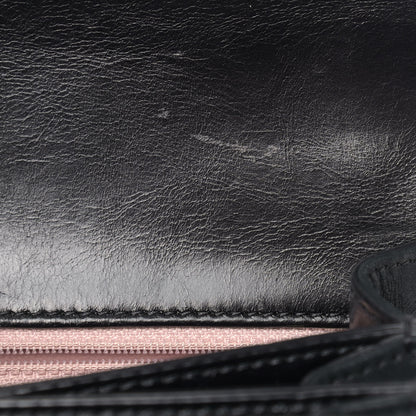 Chanel Iridescent Calfskin Quilted Mini Straight Lined Flap Black 11 of 12