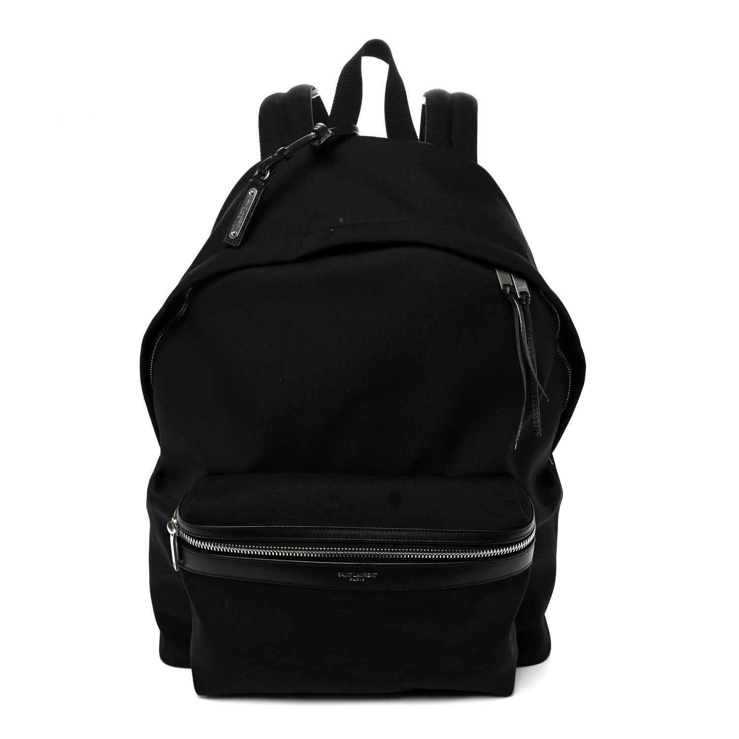 Saint Laurent Canvas City Backpack Black 1 of 11