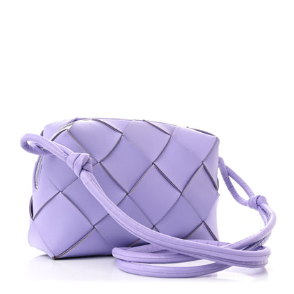 Bottega Veneta Lambskin Intreccio Small Cassette Camera Bag Wisteria 3 of 9