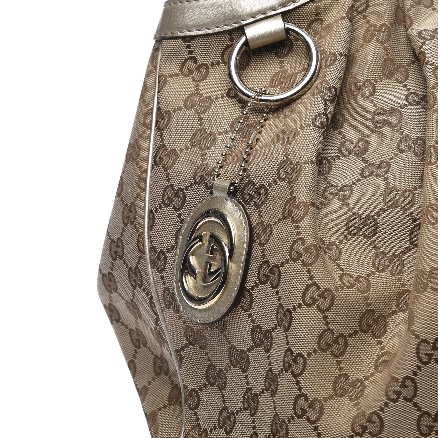Gucci Monogram Large Sukey Tote Champagne 10 of 10