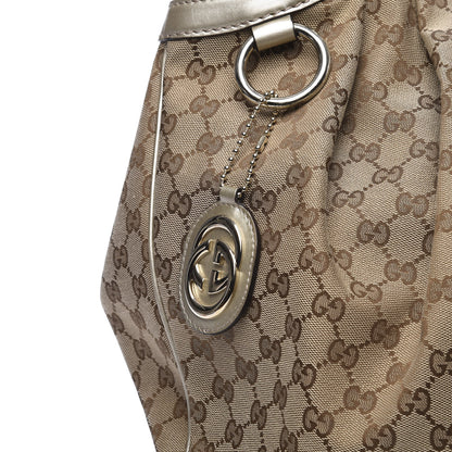 Gucci Monogram Large Sukey Tote Champagne 10 of 10