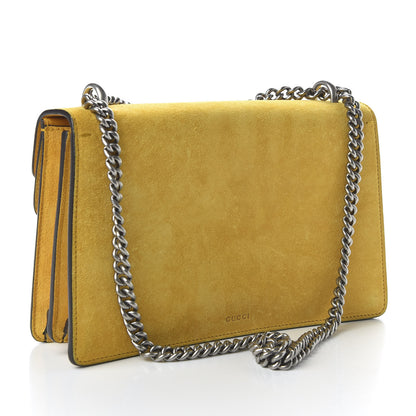 Gucci Suede Small Dionysus Shoulder Bag Yellow 3 of 10