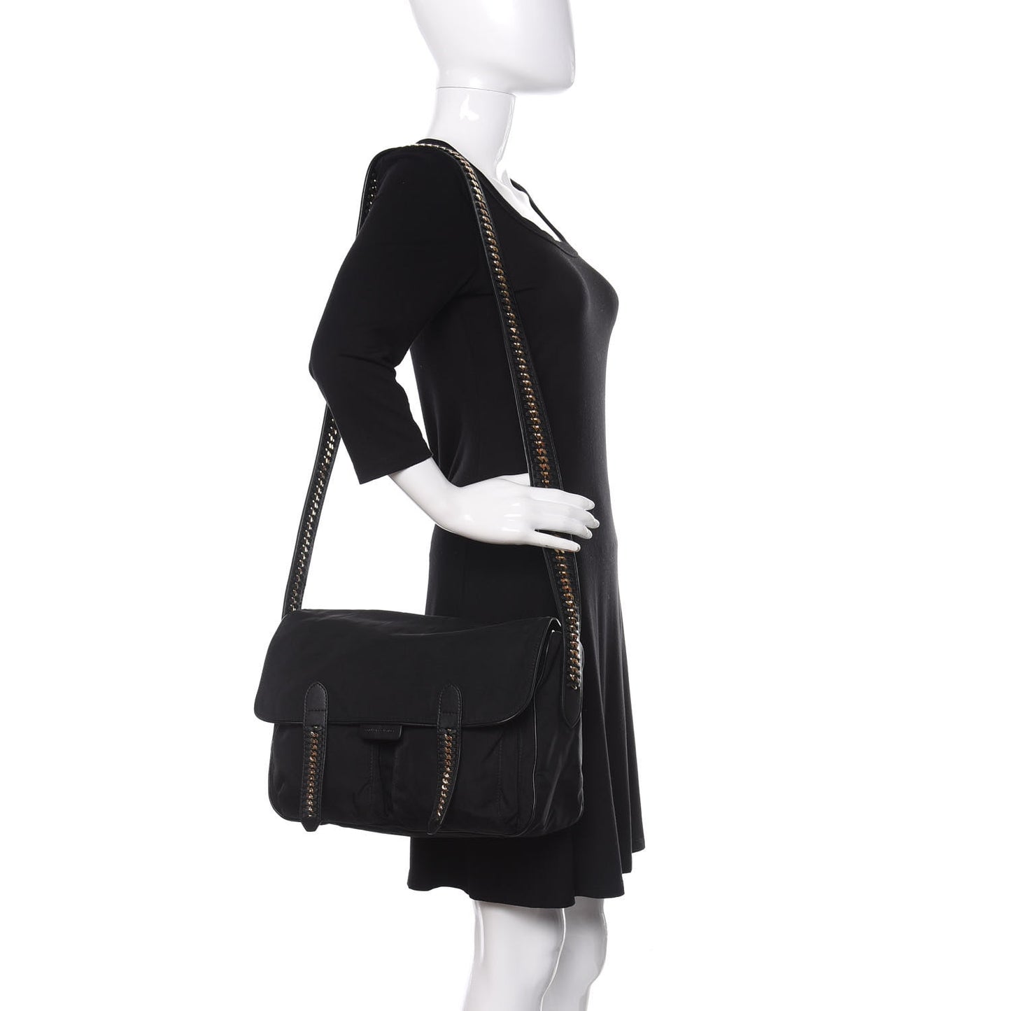 Nylon Go Falabella Messenger Black