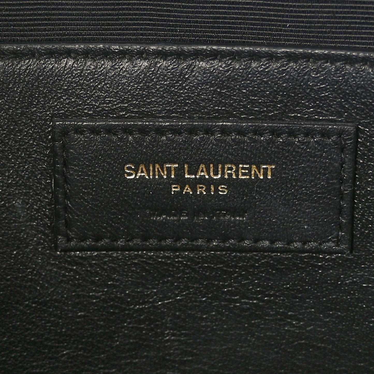 Grain De Poudre Medium Classic Monogram Kate Satchel Black