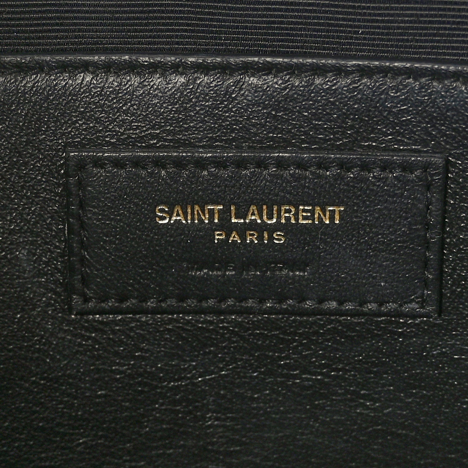 Saint Laurent Grain De Poudre Medium Classic Monogram Kate Satchel Black 6 of 9