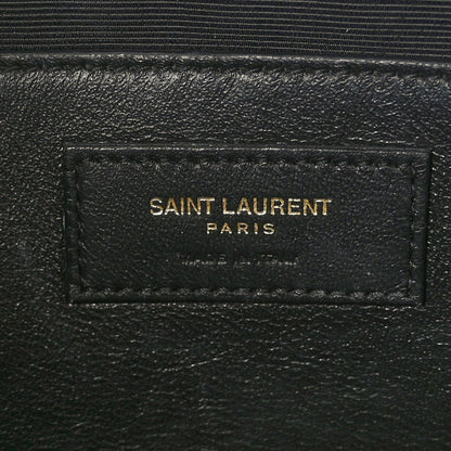 Saint Laurent Grain De Poudre Medium Classic Monogram Kate Satchel Black 6 of 9