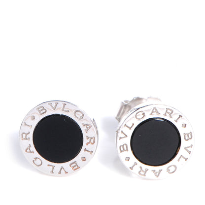 Bulgari 18K White Gold Black Onyx BVLGARI BVLGARI Stud Earrings 1 of 5