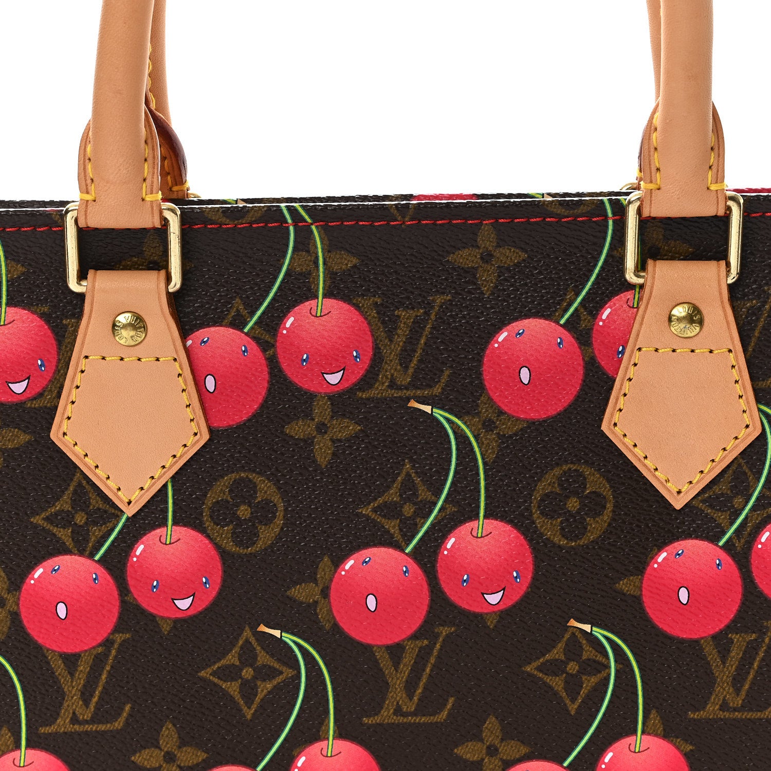 Louis Vuitton Monogram Cerises Sac Plat 7 of 9