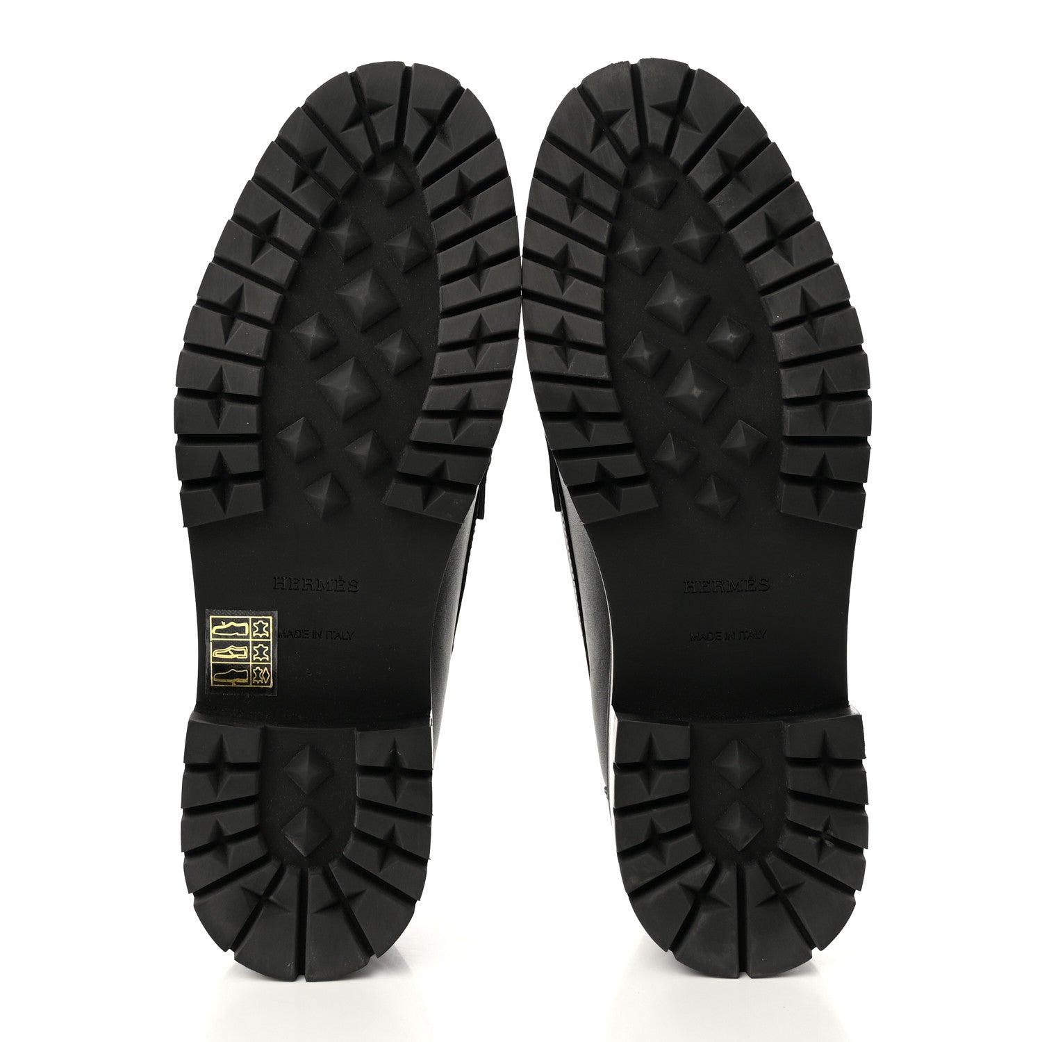 Hermes Calfskin Ivy Loafer 36.5 Black 5 of 13