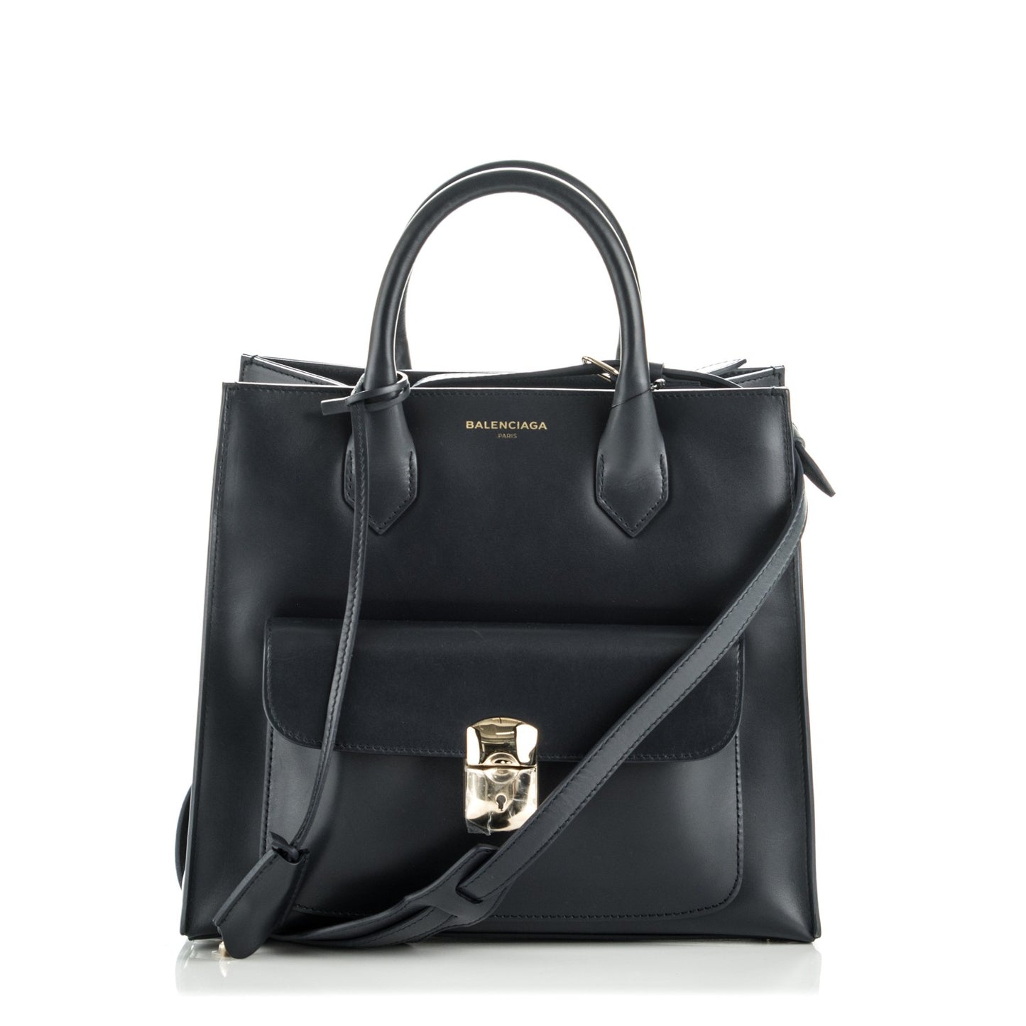 Calfskin Padlock All Afternoon Bleu Nuit