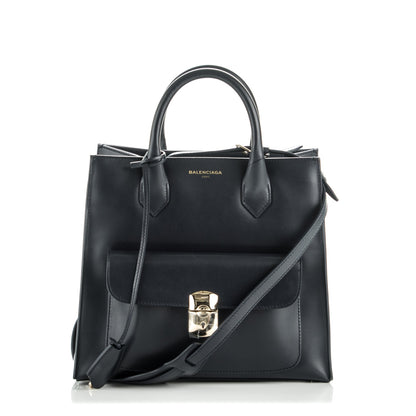 Balenciaga Calfskin Padlock All Afternoon Bleu Nuit 1 of 7