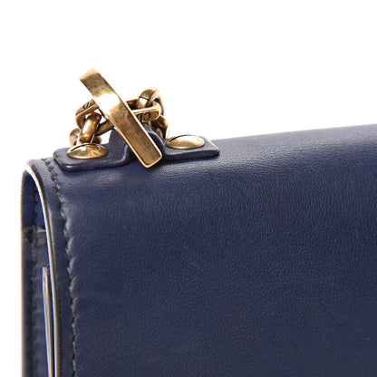 Christian Dior Calfskin J'Adior Chain Flap Bag Navy Blue 7 of 11