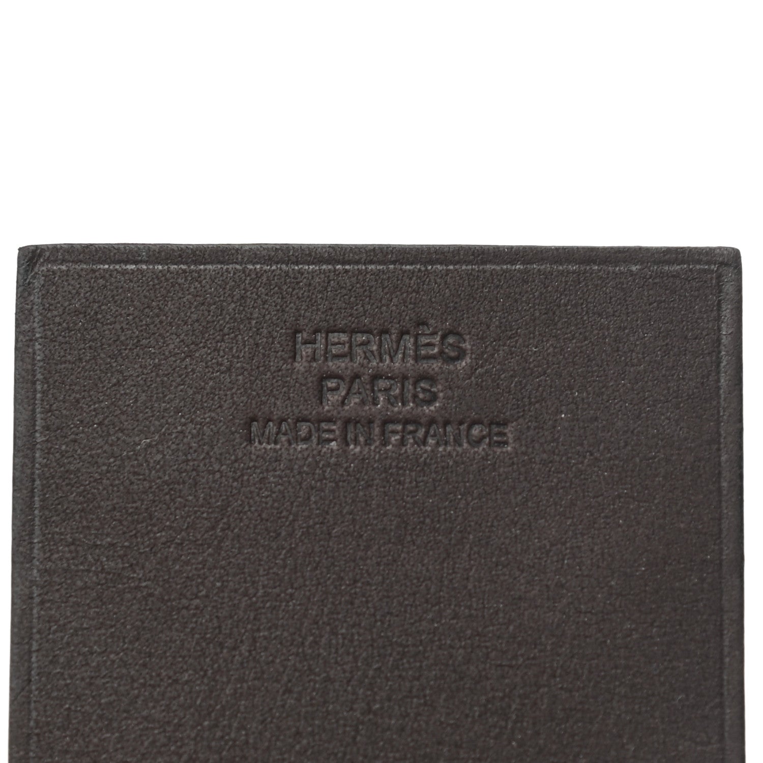 Hermes Barenia R.M.S Travel Luggage Tag Cafe 3 of 4